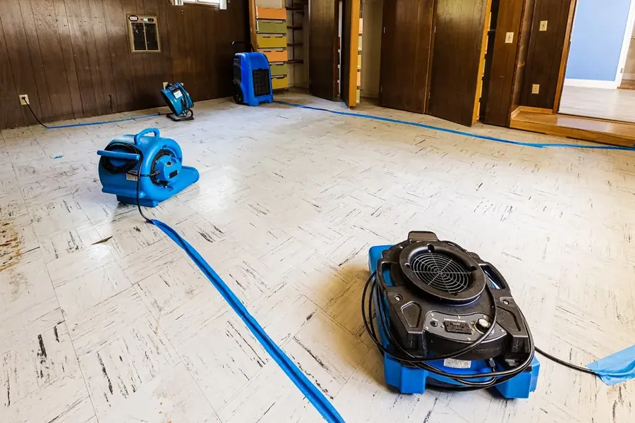 Cellar boiler-room flooding cleared before it reached storage in a Bronx, NY building